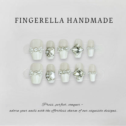 Diamond Luxe Crystal | Handmade Press-On Nails