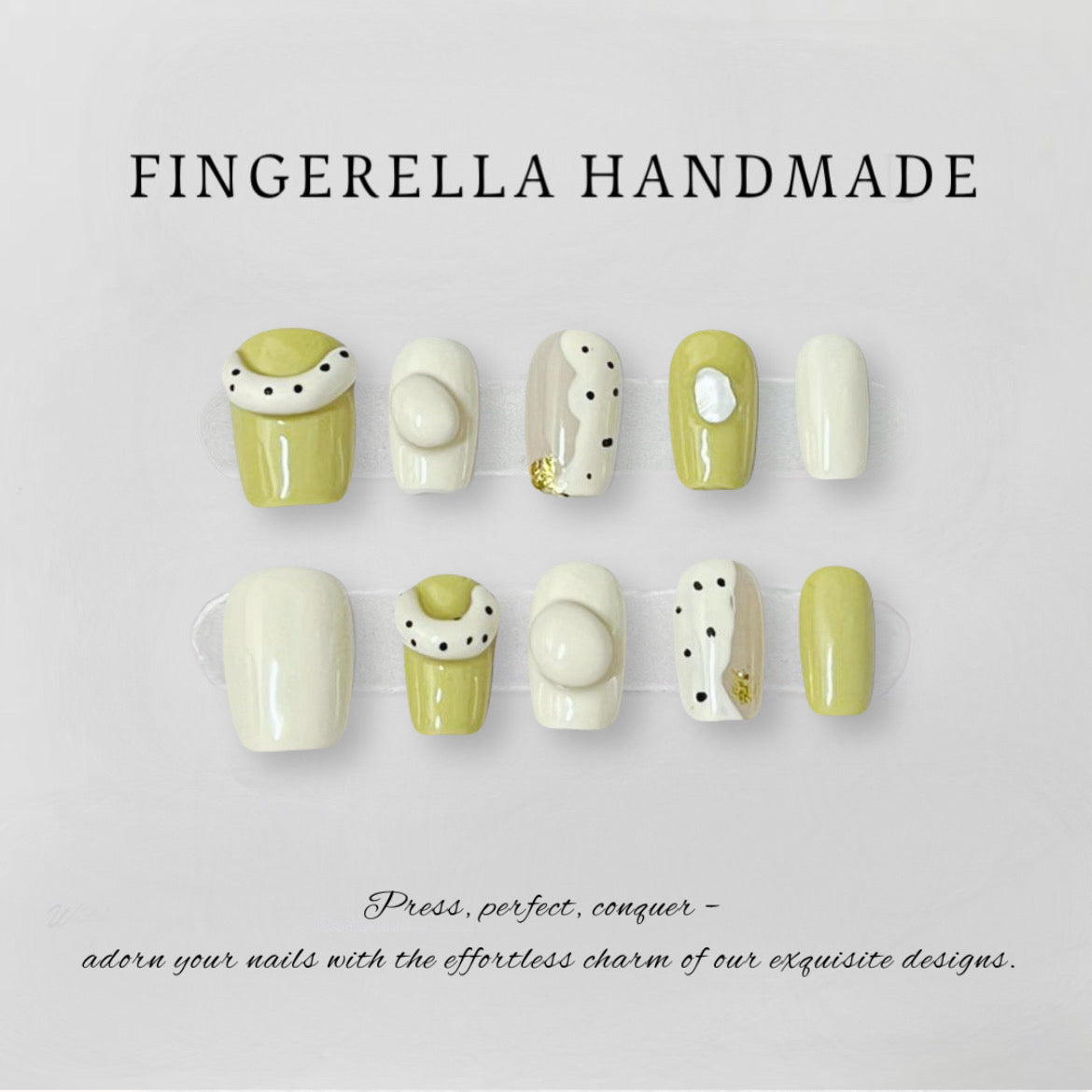 Delicious Cheese | Handmade Press-On Nails