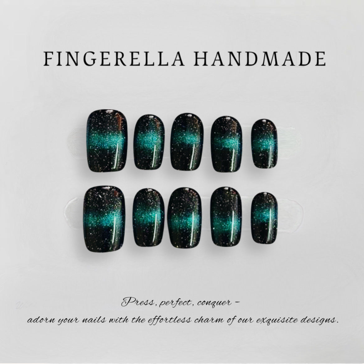 Midnight Navy | Handmade Press-On Nails