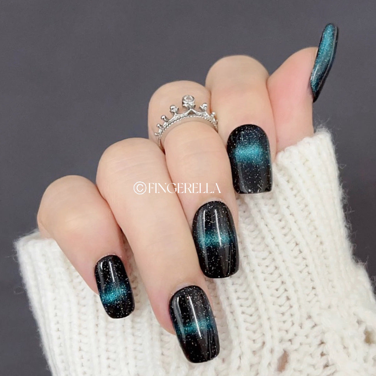 Midnight Navy | Handmade Press-On Nails