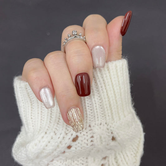 Lady In Red | Handmade Press-On Nails