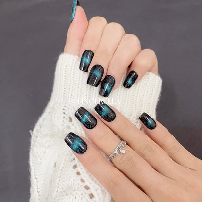 Midnight Navy | Handmade Press-On Nails