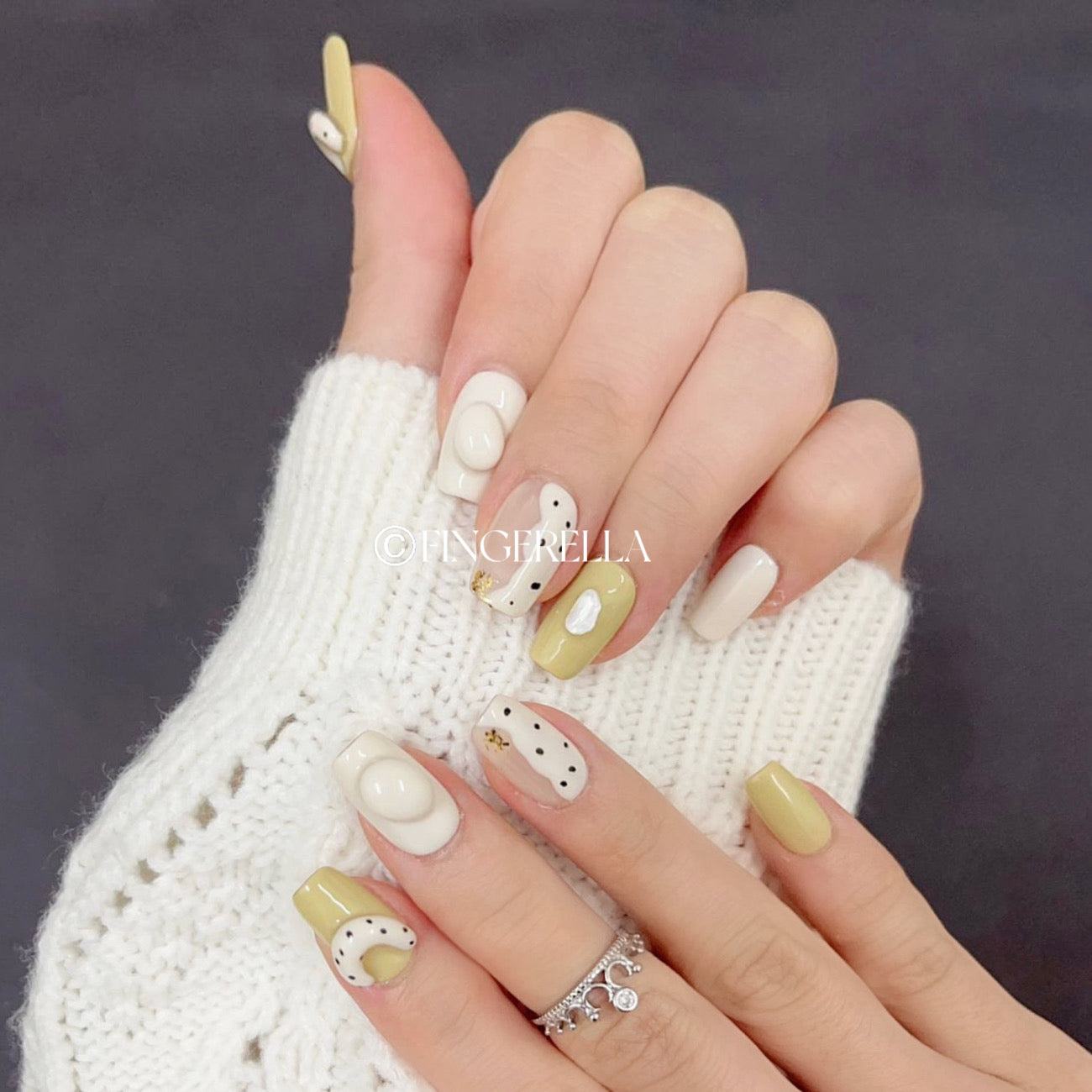 Delicious Cheese | Handmade Press-On Nails