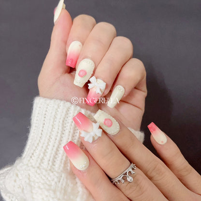 Peach Pudding | Handmade Press-On Nails