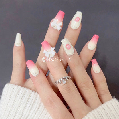 Peach Pudding | Handmade Press-On Nails