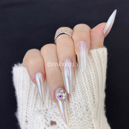 Pure Radiant | Handmade Press-On Nails