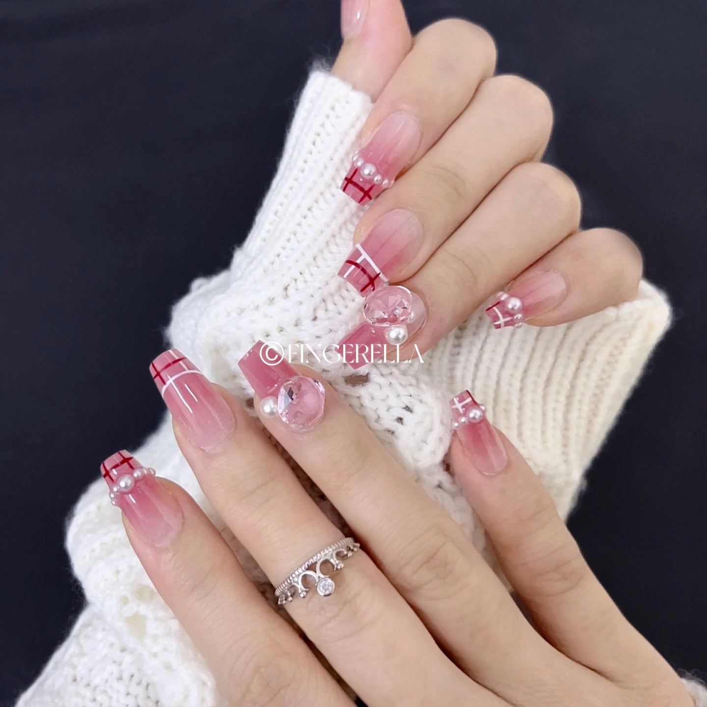 Pink Horizon Blend | Handmade Press-On Nails