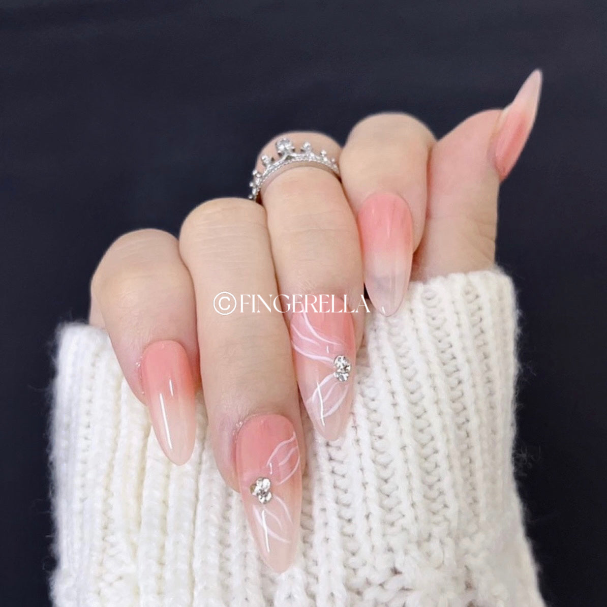 Sunset Serenade Wings | Handmade Press-On Nails