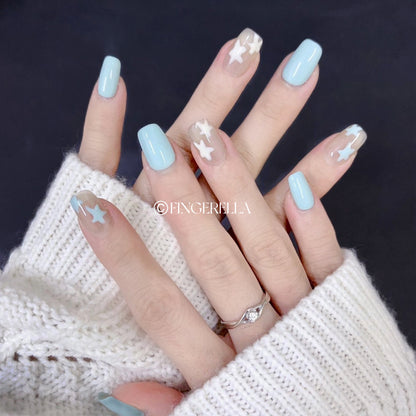 Celeste Star | Handmade Press-On Nails