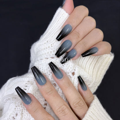 Shadow Mist Nails| Handmade Press-On Nails