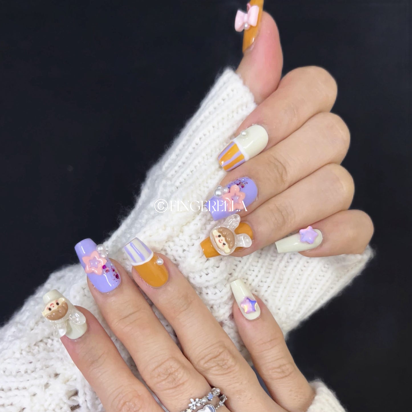 Cutie Pie | Handmade Press-On Nails