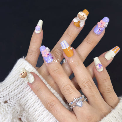 Cutie Pie | Handmade Press-On Nails